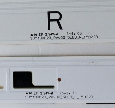 KIT DE LED´S PARA TV / SONY ((INCOMPLETO SOLO 4 PIEZAS)) SYV4942 / LC490EQY-SHM2 / SUY490A23_Rev00_5LED_R_150223 / SVY490A23_Rev00_5LED_R_150223 / SUY490A23_Rev00_5LED_L_150223 / SVY490A23_Rev00_5LED_L_150223 / MODELO XBR-49X800C	 - Imagen 2