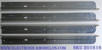 KIT DE LED´S PARA TV ( 4 PIEZAS) PANASONIC LG INNOTEK 37 INCH REV 0.5 54EA B TYPE-1 / LG INNOTEK 37 INCH REV 0.5 54EA B TYPE-2 / 3660L-0351A 1-1 / 3660L-0345A 1-1 / AG0939 / AG0940 / PANEL LC370EUH (SC)(AY) / MODELO TC-L37D2