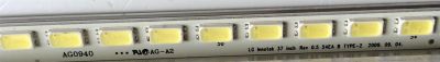 KIT DE LED´S PARA TV ( 4 PIEZAS) PANASONIC LG INNOTEK 37 INCH REV 0.5 54EA B TYPE-1 / LG INNOTEK 37 INCH REV 0.5 54EA B TYPE-2 / 3660L-0351A 1-1 / 3660L-0345A 1-1 / AG0939 / AG0940 / PANEL LC370EUH (SC)(AY) / MODELO TC-L37D2 - Imagen 2