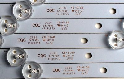 KIT DE LED'S PARA TV (12 PIEZAS) / TOSHIBA 4708-K55WDR-A1213K01 / 4708-K55WDR-A1213K11 / E477989 / K550WDR169015 / S-T310-B4-T-232 / 471R1P79 / KB-6160 / PANEL K550WDR1 / MODELO 55L421U / 55L421U Rev.A - Imagen 3