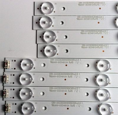 KIT DE LED'S PARA TV (8 PIEZAS) / LG / 170717A1G / KE54M4KK44 / 7710-64300-L100 / 208223 / 170717A1G / CRH-A4330300104L6CNRve1.0 / PANEL RLD430WY (LD0-304) / MODELO 43UJ6200-UA / 43UJ6200-UA.CUSYLH - Imagen 4