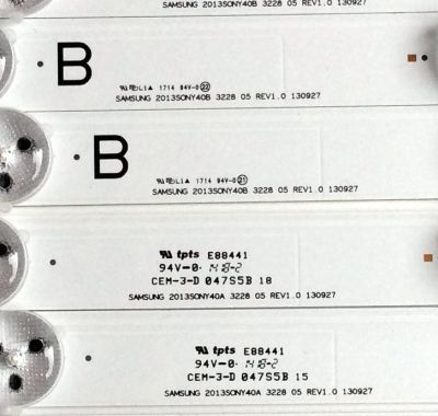 KIT DE LED'S PARA TV (10 PIEZAS) / SONY 2013SONY40A / SAMSUNG 2013SONY40A 3228 05 REV1.0 130927 / SAMSUNG 2013SONY40B 3228 05 REV1.0 130927 / 1-889-701-12 / 1-889-702-12 / 173476712  / E88441 / 047S5B 09 / PANEL NS4F400DND01 / MODELO KDL-40R470B - Imagen 5