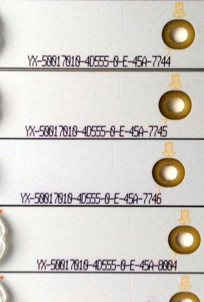 KIT DE LED'S PARA TV (16 PIEZAS) / VIZIO 500TT20 V3 / 500TT19 V3 / 500TT18 V2 / 500TT17 V2 / E88441 / YX-5001700-4D555-0-D-45A / YX-5001710-4D555-0-E-45A / PANEL TPT500J1-HVN04 / MODELOS D500I-B1 / D500I-B1 LTYWRTBQ / E500I-B1 / E500I-B1 LTY6PLKR - Imagen 5