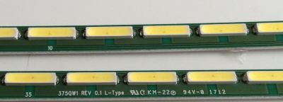 KIT DE LED'S PARA TV (2 PIEZAS) / DELL 375QW1 / 6916L-2626B / 6916L-2627B / 375QW1 REV 0.1 L-TYPE / 375QW1 REV 0.1 R-TYPE / PANEL LM375QW1 (SS)(B1) / MODELO U3818DW - Imagen 2