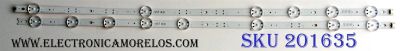 KIT DE LED'S PARA TV LG ((2 PIEZAS)) / NUMERO DE PARTE 6916L-2867A / 6916L2867A / SUNG WE155V0 E74739 / E84D1711A00540 / E84D1711A00539 / ART3 2867 REV0.3 1 / V17 43 / PANEL LC430DGG (FK)(M3) / MODELO 43UV340H-UA / 43UV340H-UA.BUSYLJM