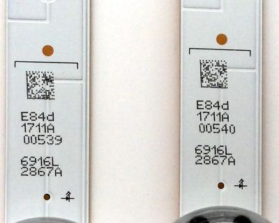 KIT DE LED'S PARA TV LG ((2 PIEZAS)) / NUMERO DE PARTE 6916L-2867A / 6916L2867A / SUNG WE155V0 E74739 / E84D1711A00540 / E84D1711A00539 / ART3 2867 REV0.3 1 / V17 43 / PANEL LC430DGG (FK)(M3) / MODELO 43UV340H-UA / 43UV340H-UA.BUSYLJM - Imagen 4