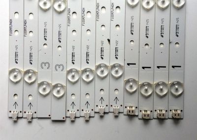 KIT DE LED'S PARA TV (12 PIEZAS) / SHARP E306084 / F100M7LP40H / 0981010221A9 / IC-C-VZAA48D377A / 0981010221AA / IC-D-VZAA48D377B / 0981010221AB / IC-C-VZAA48D377C / 0981010221AC / IC-D-VZAA48D377D / PANEL / MODELO LC-48LE551U - Imagen 3