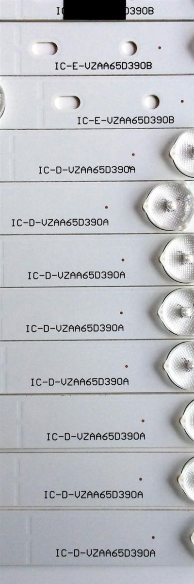 KIT DE LED'S PARA TV (16 PIEZAS) / JVC IC-D-VZAA65D390A / IC-E-VZAA65D390B / IC-E-VZAA65D390C / F110M9RP40F / E306084 / BC-F110M9RP40F-2-3-164-73 / 098101022173 / BC-F110M9RP40F-2-2-164-74 / BC-F110M9RP40F-2-2-164-75 / PANEL T650HVN05.0 / MODELO EM65FTR - Imagen 3
