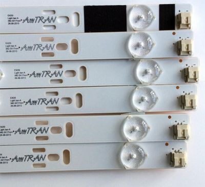 KIT DE LED'S PARA TV (6 PIEZAS) / VIZIO IC-A-VZAA42D418A / 0981010221AT / IC-B-VZAA42D418B / 0981010221AU / IC-A-VZAA42D418C / 0981010221AV / T082M9R40C / TO82M9R4OC / E306084 / PANEL / MODELO E420I - Imagen 2