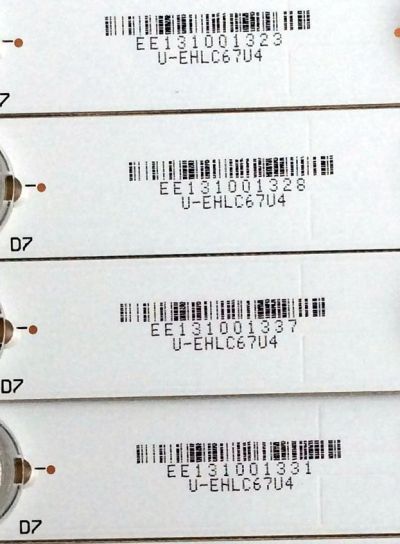 KIT DE LEDS PARA TV VIZIO ORIGINAL 14 PIEZAS / NUMERO DE PARTE GJ-D2P5-430-D712-L-TEST-V3 / GJ-D2P5-430-D712-R-TEST-V3 / GJ-D2P5-430-D712-L-V3-CB / U-EHLC67U4 / PANEL TPT430H3-QVN01.U REV: S000A / MODELOS M43-C1 / M43-C1 LTTWSPAR / M43-C1 LTTWSPCR - Imagen 3