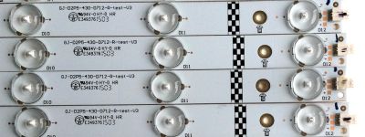 KIT DE LEDS PARA TV VIZIO ORIGINAL 14 PIEZAS / NUMERO DE PARTE GJ-D2P5-430-D712-L-TEST-V3 / GJ-D2P5-430-D712-R-TEST-V3 / GJ-D2P5-430-D712-L-V3-CB / U-EHLC67U4 / PANEL TPT430H3-QVN01.U REV: S000A / MODELOS M43-C1 / M43-C1 LTTWSPAR / M43-C1 LTTWSPCR - Imagen 4