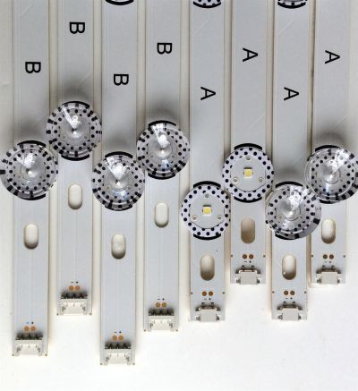 KIT DE LED'S PARA TV (8 PIEZAS) / LG 40DRT4.0 REV0 7 B-TYPE SUL 400 / CEM-3-N 94V-0. 1645 003S5B / 0884A / PANEL'S HC400DUN-VCKN9-214X / MODELO 40LX560H-UF - Imagen 4