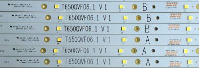 KIT DE LED'S PARA TV VIZIO / NOTA IMPORTANTE: KIT ORIGINALMENTE 16 PIEZAS ((INCOMPLETO SOLO 15 PIEZAS)) / VIZIO T650QVF06.1 V1 / E88441 / ZE65T400023C7 PANEL T650QVF06 / MODELO P65-C1 - Imagen 2