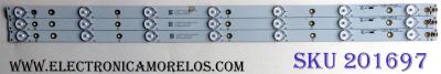 KIT DE LED'S PARA TV (3 PIEZAS) / VIZIO GJ-2K16 D2P5-315 D407-V1.2 (613*17MM) / 210BZ07D043535C04D / 6146 PANEL TPT315B5-FHBN0.K REV. S49P2E / MODELOS E32-D1 / E32-D1 LTTUUEAS / E32H-D1 LTTUUEBS / D32HN-E1 LTT3VMAS / D32HN-E1 LTT3VMCS / D32HN-E1 LTTUVMAS