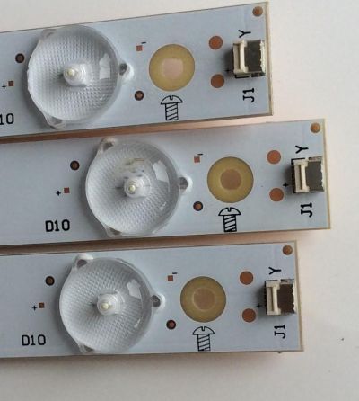 KIT DE LED'S PARA TV (3 PIEZAS) / SHARP LBM430P1001-AJ-3S / 210BZ10D043030H02E / F130 N8  H S ZC45 / E355813 - Imagen 4