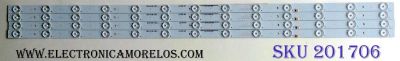 KIT DE LED'S PARA TV (4 PIEZAS) / SEIKI 910-416-1001 / IC-A-CNCF42D541 / LQ-K5-A4 / PANEL / MODELO SE420UM