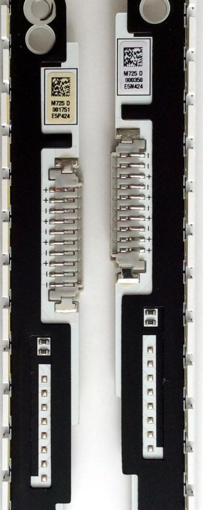 KIT DE LED'S PARA TV (2 PIEZAS) / SAMSUNG 2012SVS55 7032SNB LEFT80 REV1.1 / M725D / E5N424 / 000350 / PANEL LTJ550HQ32-V / MODELO UN55ES7003FXZA - Imagen 3