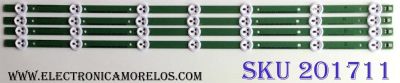 KIT DE LED'S PARA TV (4 PIEZAS) / VIZIO BB29-2011A / BB29-2011B / SV0320AD0-B_REV3.0_7_120820 PANEL T320XVN02.V0 / MODELOS E320I-A2 / E320I-A2 LWZANLJP