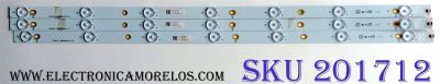 KIT DE LED'S PARA TV (3 PIEZAS) / SHARP LBM320P0701-FC-2 / 007-0350-121 / 130NAP35HAC92F / PANEL TPT315B5-HVN05 REV:S520D / MODELO LC-32LB261U