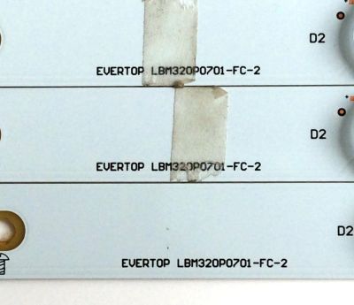 KIT DE LED'S PARA TV (3 PIEZAS) / SHARP LBM320P0701-FC-2 / 007-0350-121 / 130NAP35HAC92F / PANEL TPT315B5-HVN05 REV:S520D / MODELO LC-32LB261U - Imagen 4