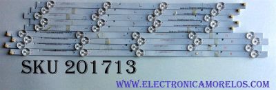 KID DE LED'S PARA TV ((INCOMPLETO SOLO 9 PIEZAS)) / VIZIO I-500WS80091-R-V3 / I-500WS80091-L-V3 PANEL / MODELOS E50-F2 / E50-F2 LWZ2WYMU    