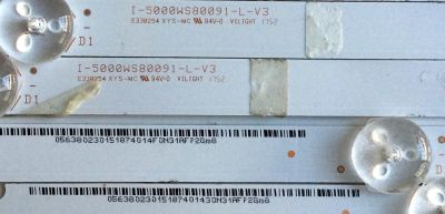 KID DE LED'S PARA TV ((INCOMPLETO SOLO 9 PIEZAS)) / VIZIO I-500WS80091-R-V3 / I-500WS80091-L-V3 PANEL / MODELOS E50-F2 / E50-F2 LWZ2WYMU     - Imagen 5