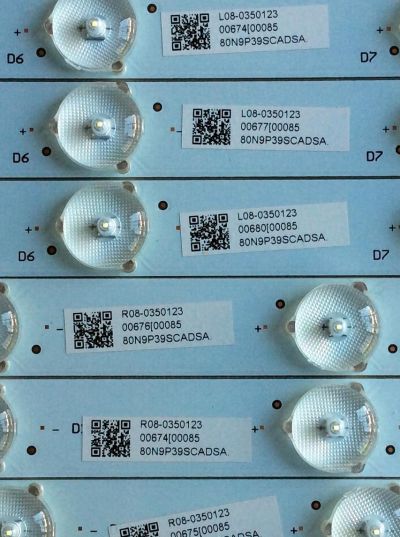 KIT DE LED'S PARA TV (16 PIEZAS) / VIZIO LBM500P0402-AC-3(L) / LBM500P0402-AD-3(R) / R08-0350123 / E349376 / PANEL TPT500J1-HVN08 REV:S400A / MODELO M502I-B1 - Imagen 3