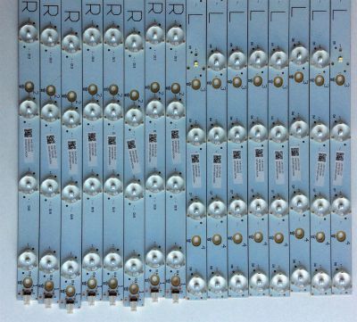 KIT DE LED'S PARA TV (16 PIEZAS) / VIZIO LBM500P0402-AC-3(L) / LBM500P0402-AD-3(R) / R08-0350123 / E349376 / PANEL TPT500J1-HVN08 REV:S400A / MODELO M502I-B1 - Imagen 2