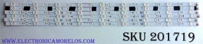 KIT DE LED'S PARA TV (6 PIEZAS) / VIZIO 0981-0102-21BP /21BQ /21BN / IC-C-VZAA42D418B / IC-B-VZAA42D418A / IC-B-VZAA42D418B / IC-C-VZAA42D418C / IC-C-VZAA42D418A / IC-D-VZAA42D418B / PANEL T420HVN06.0 / MODELOS  E420I-B0  / E420I-B0 LAUAPTAQ