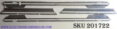 KIT DE LED'S PARA TV (4 PIEZAS) / INSIGNIA LJ64-01762B / LJ64-01763B / LJ64-01764B / LJ64-01765B / PANEL  LTA460HF07 / MODELO NS-46E560A11