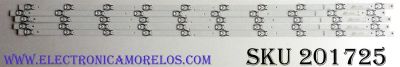 KIT DE LED'S PARA TV (5 PIEZAS) / SHARP 1177748 / SVH500A63_REV03_10WIC0P_UBH+SILK_161228 / PANEL HD500K3U53\S1\XP\BBY\GM\ROH / MODELO LC-50LBU591U / LC-50LBU591U REV.C