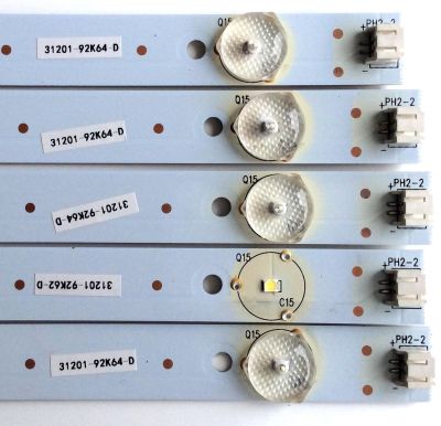 KIT DE LED'S PARA TV (5 PIEZAS) / WESTINGHOUSE GKB7.820.3805 / 46511-E1 / PANEL T460HB01.V0 / D460D3-GG53-C0X / D460D3-GG53-COX/ MODELO DW46F1Y2 - Imagen 2
