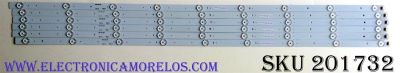 KIT DE LED'S PARA TV (6 PIEZAS) / WESTINGHOUSE GKB7.820.3816 / LTE48335 / 5.948.3018 / 15060I-JY-A0M32 / 48609-E / PANEL LSC480HN05 / MODELOS DWM48F1Y1 / DWM48F1Y1 TW-7810-S048B