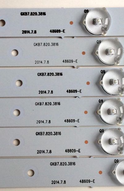 KIT DE LED'S PARA TV (6 PIEZAS) / WESTINGHOUSE GKB7.820.3816 / LTE48335 / 5.948.3018 / 15060I-JY-A0M32 / 48609-E / PANEL LSC480HN05 / MODELOS DWM48F1Y1 / DWM48F1Y1 TW-7810-S048B - Imagen 4