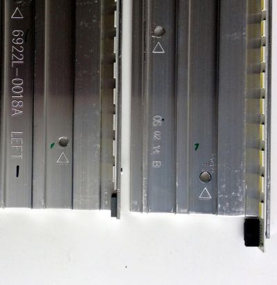 KIT DE LED'S PARA TV (2 PIEZAS) / VIZIO 6922L-0017A / 6922L-0018A / 6920L-0132C / 6920L-0132D / PANEL LC470EUD (SE)(F4) / MODELO M3D470KD - Imagen 2