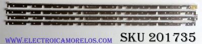 KIT DE LED'S PARA TV (4 PIEZAS) / SONY RUNTK4338TP / 090907 / 109-015-52 / PANEL LK460D3LA9S / MODELO KDL-46NX800