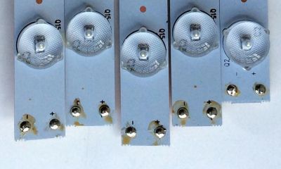 KIT DE LED'S PARA TV (5 PIEZAS) / APEX GKB5.948.3028 / GKB7.8203826 / LTE50450/5.948.3024 / PANEL T500HVN08.2 / MODELO LE50D5 - Imagen 2