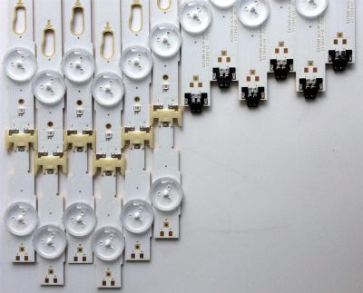 KIT DE LED'S PARA TV (12 PIEZAS) / SAMSUNG BN96-40632A / BN96-40633A / LM41-00335A / E473485 / PANELS CY-GM049HGLV8H / CY-WK049HGLV1V / CY-GM049HGLV2H / CY-WK049HGLV1H / MODELOS UN49KU6500 / UE49MU6300 / UA49KU7350 / MAS MODELOS EN DESCRIPCION - Imagen 4