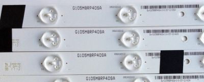 KIT DE LED'S PARA TV (16 PIEZAS) / SUNBRITE IC-A-VZAA65D854A / IC-A-VZAA65D854B / 0981010221I1 / 0981010221I2 / G105M8RP40SA / BY-G105M8RP40SA-2-6-157-I1-0022 / PANEL T650QVN06.0 / MODELO SB-6574UHD - Imagen 3