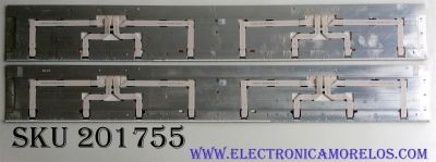 KIT DE LED'S PARA TV (2 PIEZAS) / SONY B2167766A / 5008434 / PANEL YD7S550STD01 / MODELO XBR-55X930E