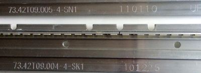 KIT DE LED'S PARA TV (2 PIEZAS) / INSIGNIA 73.42T09.004-4-SK1 / 73.42T09.005-4-SN1 / 42T09-05B / 110110 / 101225 / PANEL T420HW07 V.3 / MODELO NS-42E859A11 - Imagen 3