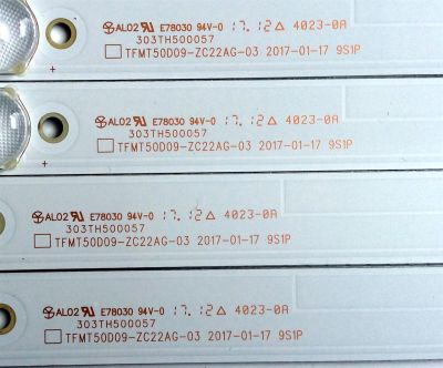 KIT DE LED'S PARA TV (4 PIEZAS) / ELEMENT 303TH500057 / TFMT50D09-ZC22AG-03 / 910-500-1062 / TH500M28 / PANEL V500HJ1-PE8 / MODELO  ELEFW 5017 - Imagen 3