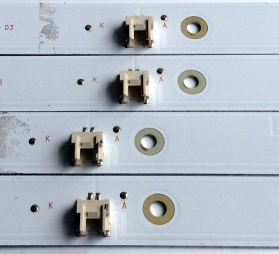 KIT DE LED'S PARA TV (4 PIEZAS) / ELEMENT 303TH500057 / TFMT50D09-ZC22AG-03 / 910-500-1062 / TH500M28 / PANEL V500HJ1-PE8 / MODELO  ELEFW 5017 - Imagen 2