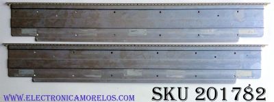 KIT DE LED'S PARA TV (2 PIEZAS) / VIZIO  7355T02.002- 1-DX1 / 12702N / E88441 / E150504 / PANEL T550HVN01.5 / MODELO M550VSE