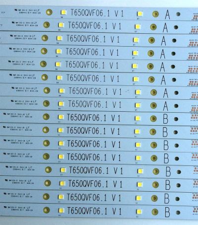 KIT DE LED'S PARA TV (16 PIEZAS) / T650QVF06.1 V1 / E88441 / ZE65T400023C7 / PANEL T650QVF06 / MODELO P65-C1 - Imagen 4