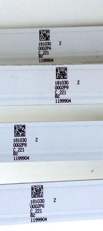 KIT DE LED'S PARA TV ((INCOMPLETO SOLO 4 PIEZAS)) / SHARP JL.D580A1330-365AS-M / 1199904 / JL.D580A1330-365AS-M_V02 / PANEL CV580U2-T01 / MODELOS LC-58Q7330U / LC-58Q620U - Imagen 3