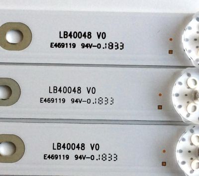 KIT DE LED'S PARA TV (3 PIEZAS) / SHARP LB40048 / LB40048 V0 / 1198259 / E469119 / HE40 / 897 / 6B37 / PANEL JHD400N2F31 / JHD400N2F31-TXL1QL / MODELO LC-40LB601U - Imagen 2