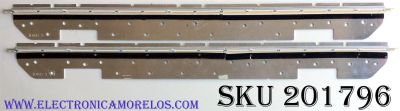 KIT DE LED'S PARA TV (2 PIEZAS) / SHARP K4452TP / T0103 X / 18600 / PANEL LK520D3LWB0Z / LK520D3LWBOZ / MODELO LC-52LE920U