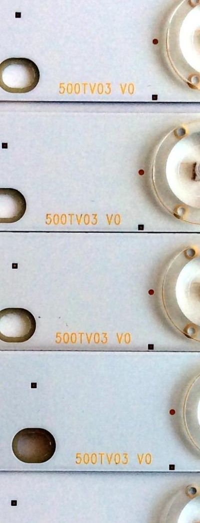 KIT DE LED'S PARA TV (8 PIEZAS) / INSIGNIA 500TV03 V0 / CX-50S12E01 / E74739 / CX-50S12E01-3DDN2-0-T-522 / PANEL T500HVN07.5 / 96.50S12.C01 / PANEL NS-50D420NA16 - Imagen 5