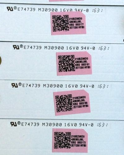 KIT DE LED'S PARA TV (12 PIEZAS) / VIZIO LB50057 V0_00 / M30900 / 16V0 94V-0 / 210BZ06D0 / 43030L08L / 2E772001NYB0 / LED'S SUSTITUTOS TPT500J1-HVN04 REV:S17TK / EVTLBM500P0601-DN-2 / PANEL TPT500U1-QVN03.U / MODELO D50U-D1 / D50U-D1 LTCWTQGS - Imagen 3